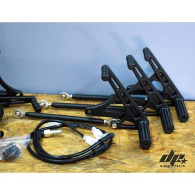 Black front sets – driver’s footrest Honda CB 750 RC42 (92-00) cafe racer scrambler