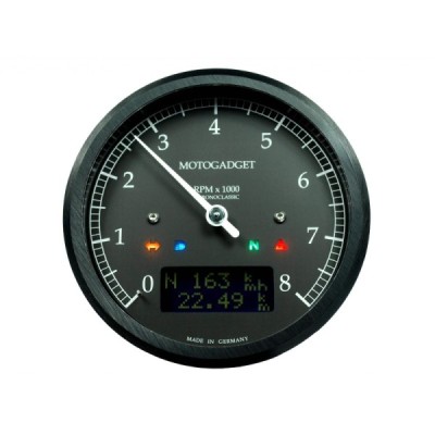 Motogadget Chronoclassic 8 DarkEdition (dark LCD) BLACK (2004058)