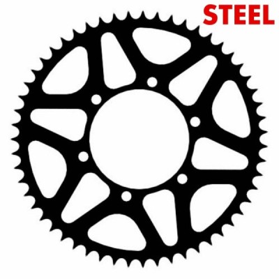 Steel stunt sprocket 55t-530 for Yamaha R1 (98-08) R6 (03-18) FZ1 CB1300 Suzuki GSXR 1000 (09-16)