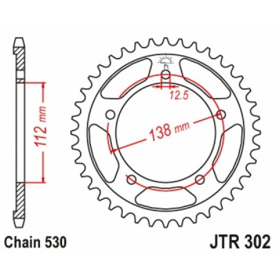 Steel stunt sprocket 70t-530 for Honda CBR 600F F2 (91-96) CB CBF 1000 (97-15) SC28