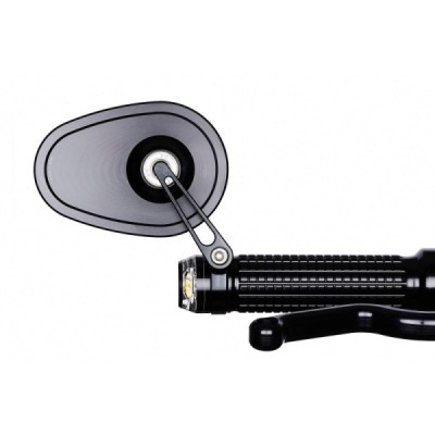 Motogadget mo.view cruise, handle bar end, 1″ and 22 mm, ECE BLACK (7005020)