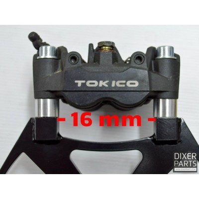 Handbrake bracket for Kawasaki Z750 ZX-9R -300 mm – 2x radial + stock FB – aluminium – stunt