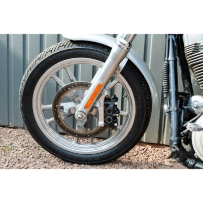 Upgrades calipers adapters kit Nissin Tokico-108mm Harley Davidson Dyna (06-17) +calipers