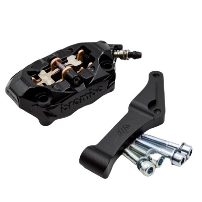 Upgrades calipers adapters kit Brembo-100mm Harley Davidson Dyna Softail Touring +right caliper