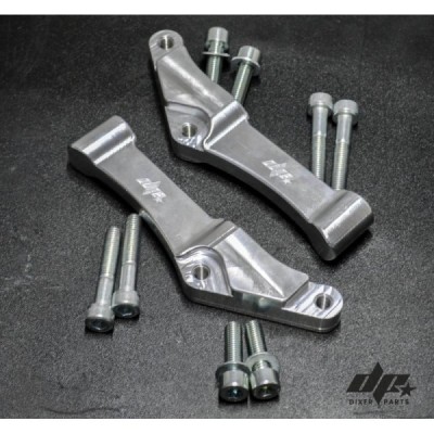 Upgrades caliper adapter bracket Brembo-100mm Harley Davidson Dyna Softail Touring – left