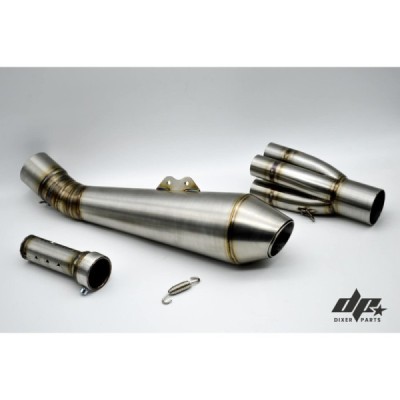 Exhaust Muffler 4in1 Collector +db Killer BMW K100 K1100 Cafe Racer Tail Pipes