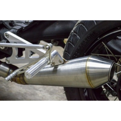 Exhaust Muffler 4in1 Collector +db Killer BMW K100 K1100 Cafe Racer Tail Pipes