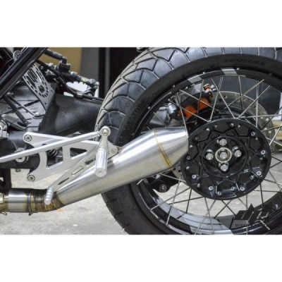 Exhaust Muffler 4in1 Collector +db Killer BMW K100 K1100 Cafe Racer Tail Pipes