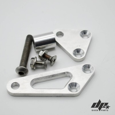 Exhaust mounts BMW K100 K1100 for short and long rearsets