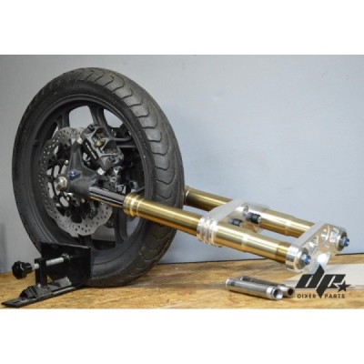 Suspension BMW K100 K75 K1100- Motogadget, up side down, custom yokes-cafe racer