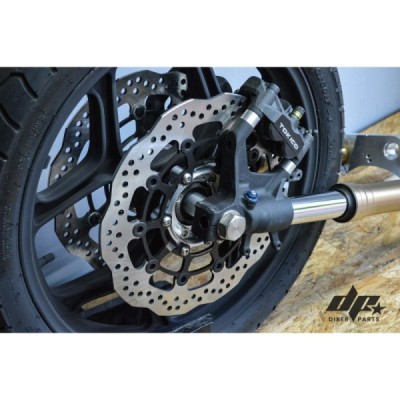 Suspension BMW K100 K75 K1100- Motogadget, up side down, custom yokes-cafe racer