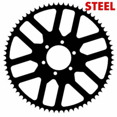 70T Stunt Rear Sprocket for Kawasaki ZX6-R 636 ER6 Z750 EX650 Stunt Racing Bike