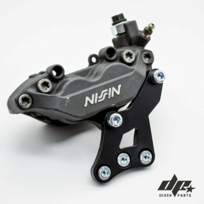 Universal Handbrake Bracket Kawasaki ZX6-R 636 (03-04) Stunt Left Hand Brake Caliper Suport Ninja 2003 2004 ZX6R ZX6RR ZX6-RR