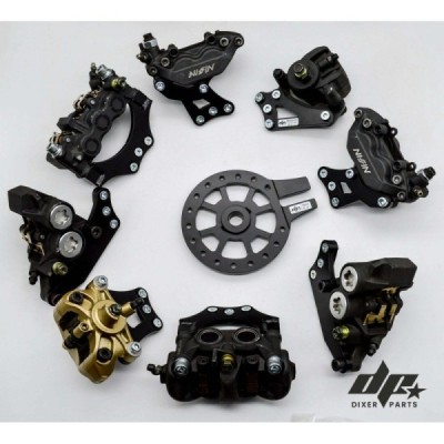 Universal Handbrake Bracket Kawasaki ZX6-R 636 (03-04) Stunt Left Hand Brake Caliper Suport Ninja 2003 2004 ZX6R ZX6RR ZX6-RR