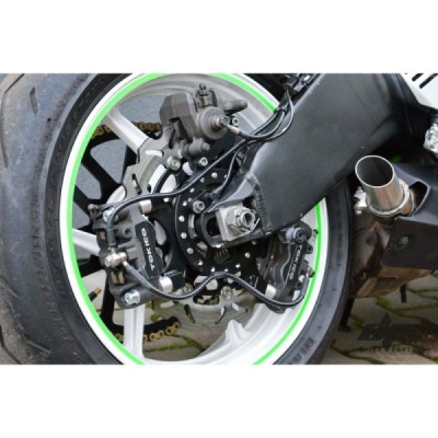 Adapter 08 – rear caliper from Kawasaki ZX6-R 636 (1998-2012) stunt left hand brake suport
