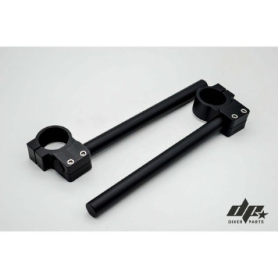Aluminum CLIP-ON – 41,7mm – custom cafe racer BMW K1 K100 K1100 black