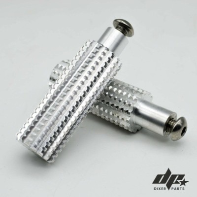 Milled aluminum footrest – pegs – Kawasaki ZX6-R 636 (03-04) stunt