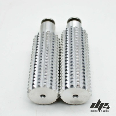 Milled aluminum footrest – pegs – Kawasaki ZX6-R 636 (03-04) stunt