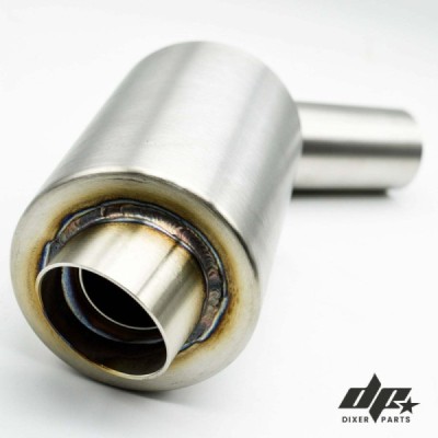Short exhaust – muffler  Kawasaki ZX6R 636 (19-23) stunt drift