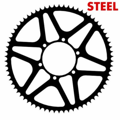 Steel stunt sprocket 70t-525 for Honda CBR 600F F4i FS PC35 (01-07) 600RR (03-23) PC37 PC40