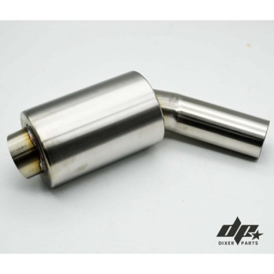 Short exhaust – muffler  Kawasaki ZX6R 636 (19-23) stunt drift