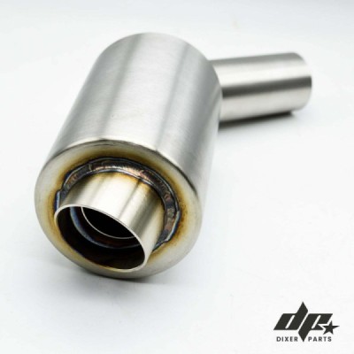 Short exhaust – muffler  Kawasaki ZX6R 636 (19-23) stunt drift