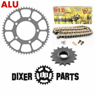 Chain drive kit 15/70 ALUMINUM + GOLD chain DID 525 VX -Honda CBR F2 F3 (91-98) stunt