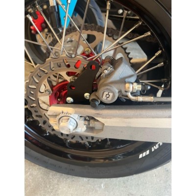Left handbrake caliper bracket for KTM Husqvarna +2x caliper (25mm) SX XC SX-F TPI SMR XC-F FE TE FC FS TC FX TX 125 150 250 300