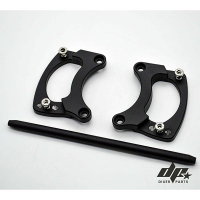 Black front sets adjustment – spacers BMW K100 K75 K1100 cafe racer scrambler