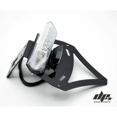 Plate holder + LED lamps Kawasaki ZX6R 636 (2019-2023)