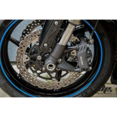 Hel steel braided brake lines kit -ZX6-R 636 F4i 954 GSX-R 675 stunt