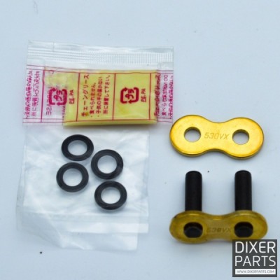 DID RIVET CONNECTING LINK DID 530 50VX GOLD G&B-ZJ