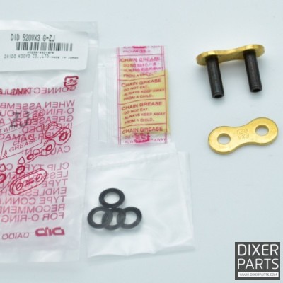 DID RIVET CONNECTING LINK DID 520VX3 GOLD G&B-ZJ