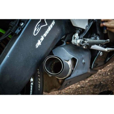 Short exhaust – muffler  Kawasaki ZX6R 636 (08-18) stunt drift