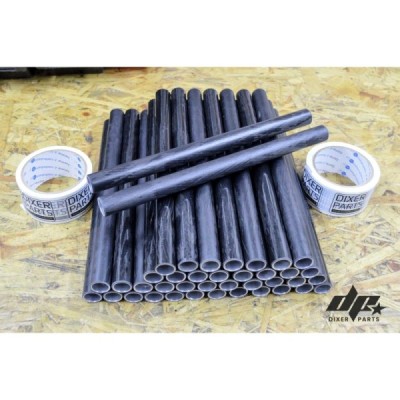 Carbon handlebar (tube) CLIP-ON – 22mm – 300mm cafe racer track
