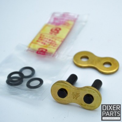 DID RIVET CONNECTING LINK DID 525VX GOLD G&B-ZJ