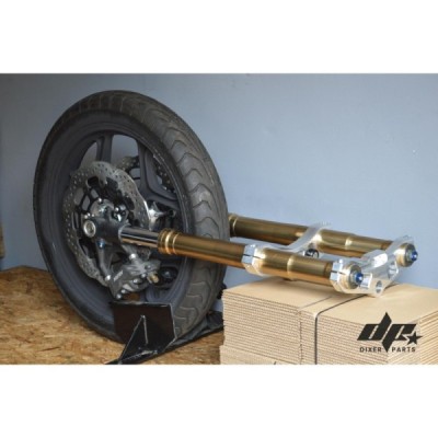 Suspension BMW K100 K75 K1100- Motogadget, up side down, custom yokes-cafe racer