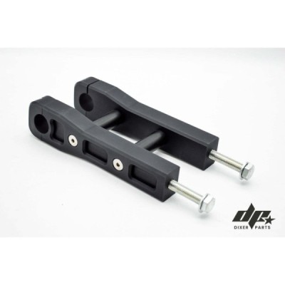 Aluminum Risers 8″ Handlebar Attachment 28,6 mm Davidson Dyna Sportster FLT -Black