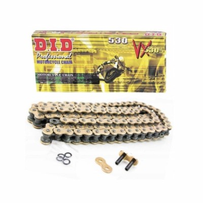 DID drive chain DID 530 (50) VX G&B X-ring GOLD -120 links