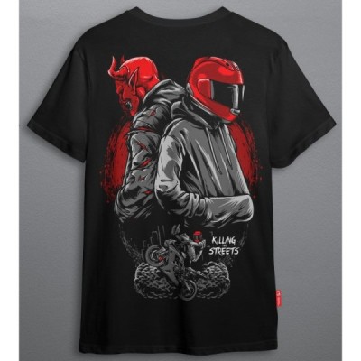 T-shirt KTS Killing The Streets – Darkside (XL) for Motorcyclist Stunt
