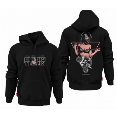 Hoodie KTS Killing The Streets -Chicks Love Tricks (M) for Motorcyclist Stunt