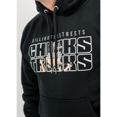 Hoodie KTS Killing The Streets -Chicks Love Tricks (L) for Motorcyclist Stunt
