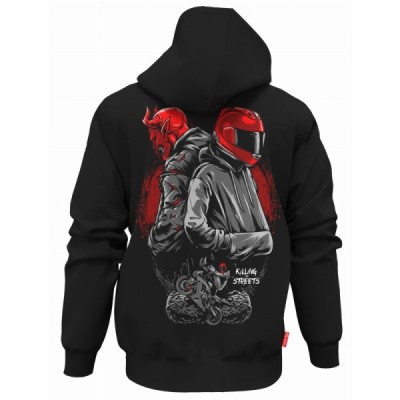 Hoodie KTS Killing The Streets -Darkside (M) for Motorcyclist Stunt