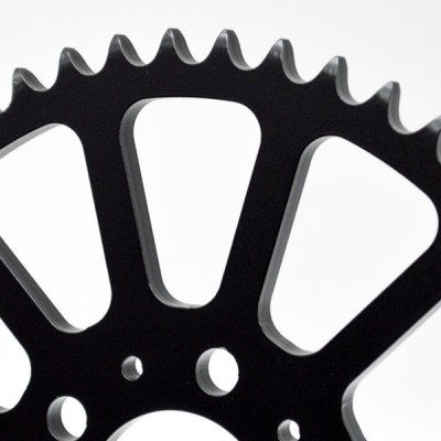 Steel sprocket 50t 530 Harley Davidson Dyna FXD Glide Sportster 883 1200 1450 1600 stunt club style