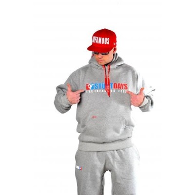 HOODIE STUNT DAYS GREY – Infamous Team Infms Stunt +Stickers