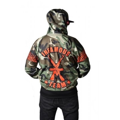 HOODIE CAMO AK47 – Infamous Team Infms Stunt +Stickers