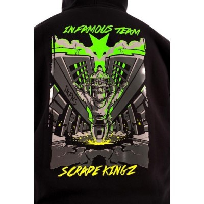 HOODIE SCRAPE KINGZ – Infamous Team Infms Stunt STICKERS