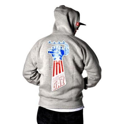 HOODIE TRZYMAJ GAZ BLACK | GREY – Infamous Team Infms Stunt +Stickers