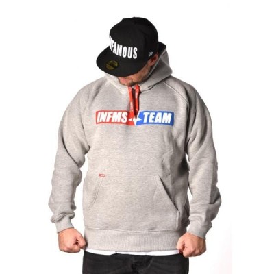 HOODIE TRZYMAJ GAZ BLACK | GREY – Infamous Team Infms Stunt +Stickers