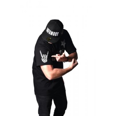 T-SHIRT BAD – Infamous Team Infms Stunt +STICKERS